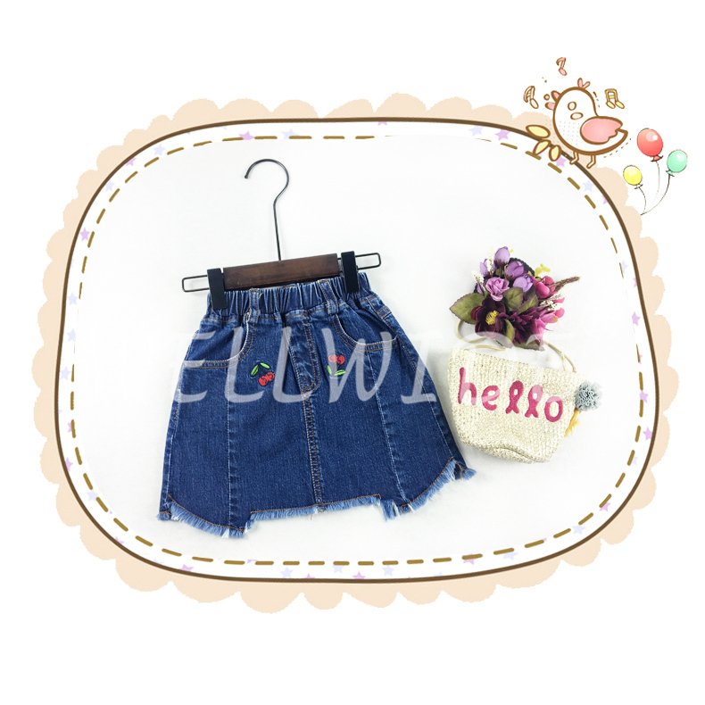 Wellwide W0327 Girl'S Jeans Skirt